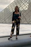 I have this top in four colors now and its is my go-to shirt whatsoever. The teal green color fits perfectly with the Maui Moments Black Floral Print Satin Wide-Leg Pants I got from Lulus as well. - Laura B.