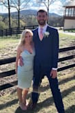 This dress fit me like a glove without showing too much! I loved everything about it! - Brie S.