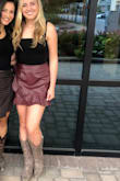 I love love love this skirt! It is so cute and made with high quality material. Cute with cowboy boots, booties or heels. The ruffle is adorable and the shape of the skirt is super flattering. - Taylor H.