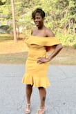This dress was amazingly beautiful and fit me perfectly! I would definitely recommend to buy items from Lulus! Thank you! - Regina T.
