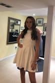 Loved this dress not to short and very comfortable material. - Lisa M.