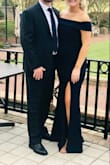 I had to get a more "formal" dress to a wedding and this dress was perfect! It fit like a glove and I was worried because normally my hip and lower half I have a hard time with dresses fitting right. It was comfy and the slit on the leg was a perfect mix for formal with a bit of sass! I was given a lot of compliments! - Jennifer H.