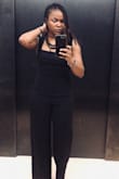 This jumpsuit made me feel really sexy the night I wore it. It fit perfectly, curve hugging in a really great way. Simple yet very chic, easily pairs with some cute heels and accessories. Keeping as a staple in my closet for fashionable nights. - Teonta P.