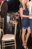 Loved this dress for a recent wedding. Fits true to size. A bit short on me when wearing heels! - Carolyn P.