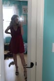 This dress is perfect and I definitely love it! Fits perfectly and frames me very well! It does run a bit loose over my chest so I would've liked an XS but wouldn't change a thing otherwise! I've got 2 dress including this one for my homecoming last year and formal this past year and I can never go wrong with ordering off of Lulus! :) - Ava F.