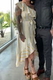 Fit perfectly and the quality of the dress is nice. It doesn't feel like it's made cheaply at all. Got so many compliments and it's very comfortable. - Isha M.