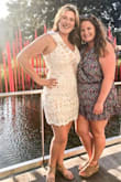 This dress was perfect for a summer night out on the town celebrating my bachelorette party! - Brooke B.