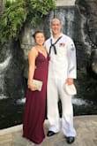 I read previous reviews and I was a little nervous ordering a small instead of a medium but the dress fit perfectly! It was super comfortable and it's beautiful! - Nicky H.