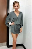 This romper was perfect for the casual wear outfit in my pageant.  It was comfortable and easy to change in and out of quickly. It did come very wrinkled, but a steamer worked well to get them out.  I would not suggest using an iron. - April B.