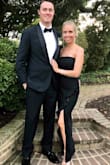 This dress was perfect for a formal wedding I was attending! I'm always skeptical about ordering long dresses online cause of my height but this dress fit perfectly and I didn't have to hem it!! I would definitely recommend if you're petite and need a formal dress! - Ashley C.
