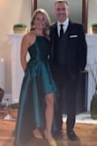 This dress was gorgeous! Yes, it came in a bag all crinkled up but it was only $75!! And getting it steamed was only $13 so I'd say it was a win. Had there been a Medium in stock, I would have ordered that. It was very tight. I typically wear a 2 or a 4 in dresses and this small felt very small. But I managed and it was worth it. So pretty. - Cat H.