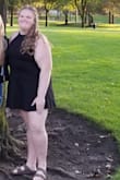 This dress was amazing and fit perfect. The sizing is right on point. The material was also great quality and we had a very happy teenager with this homecoming dress. - Patricia B.