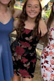 The dress was gorgeous fit great! I would have ordered a size smaller but it was sold out. Overall the dress was great material and everything 100% recommend! - Hannah T.