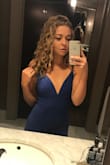 This dress is a perfect combination of sexy and appropriate. I love the material, inside and out; it has some stretch to it which made me feel comfortable, I think with a smaller size I wouldn't have felt as adventurous at the dinner buffet! Overall so happy with this dress and can't wait to wear it again! - Katie B.