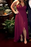 A little confusing at first trying to figure out how it wraps/ties together but, once that was figured out it was perfect. Very flattering and comfortable. Highly recommend. - Courtney C.