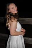 My daughter always has success with Lulus dresses! She is 5'2" and the length is perfect, fit is flawless. The material for this dress hung nicely and in no way see through. The back is totally open, but did not go to low or feel exposed. - Jennifer H.