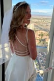 I love this dress! I wore it for my bachelorette party in Vegas and it was perfect. I feel fabulous wearing it. It fit well, and I LOVE the open back! - Savannah N.