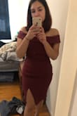 The dress was beautiful and looked great on me! I bought it as a wedding guest dress, and I was so excited to wear it. I ordered a size small. However, the day of the wedding, I bent down to put on my shoe and the back ripped! I was so disappointed because it fit perfectly but I couldn't wear it after that. I called Lulus and they made it up to me by giving me a refund, but I was still very disappointed about the way it turned out. - Rachel P.