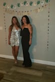I was 3 months postpartum and off to a bach weekend. This outfit 1) hid my extra weight sooo well 2) got me tons of compliments from random strangers 3) really made me feel good even when I was 30 lbs heavier than normal. As others have said, its made for very tall girls. I had some really tall heels so I didn't need a hem but many people might prefer a hem so give yourself time to do that. Also, it stays up well, I wasn't pulling it up the whole night which was great. - Gabriella S.