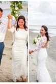 I purchased this dress for my intimate beach ceremony and it was absolutely perfect. I needed something that was a bit more coverage but still had some excitement, which the back was the right amount of skin. It fit beautifully, was a stellar price and I couldn't have been happier. - Sabrina E.
