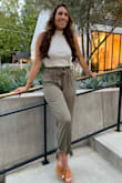 Love how these joggers looks. That make me feel so stylish and I've received a ton of compliments. They for true to size. - Maggie P.