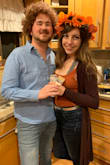 Let me just start by saying that I've lost 40 pounds this year so I was super unsure about wearing a bodysuit/how it would fit. I read the reviews and sizing chart for this product so carefully and finally settled on the small. Oh. My. Goodness. I can't get over how comfortable it was all night! My boyfriend and I went as Bob Ross and a happy little tree for Halloween. It was perfect and I received compliments all night. Can't wait to order more similar to this! - Sarah L.