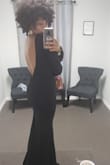All I can say is SEXY PERFECTION!!!! This dress was everything I needed! It fits every curve and the sexy low back is amazing! Soon as I tried it on my husband was like  WOW!  Perfect for our Anniversary pics! My shoulders are narrow, did get them altered with no problem! This dress is amazing! Very happy! I ordered a small, made very well! Material is great, not thin at all! Thanks Lulus! - Nica K.