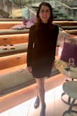This is a cute date night dress. I bought it hoping it would be more sweater material and wearable to work but instead it was perfect for a night out. - Kelsey B.
