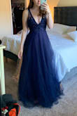 The fit was perfect and the material feels super high quality!! Wearing it to a military ball and it's perfect. - Katelyn S.