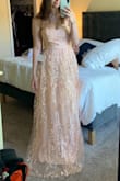Fits me perfectly! Material has a very high quality feel to it. It has a very slimming fit in the torso/waist area- which I love! - Katelyn S.