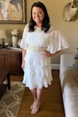 Gorgeous dress. Just a little tight in the waist but I made it work. - Amanda M.