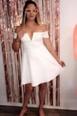 I have so many good things to say about this dress. From the fit, to style, to the flow of it... I felt like a true princess in the most simple, elegant white dress. - Danielle A.