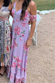 Loved this dress! Fit perfectly. Wore it to a wedding and so many people complimented it. The dress is fitted up top then loosens up around the waits/hips so it's not snug around problem areas. - Kristin M.