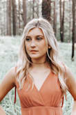 This necklace served the purpose for a senior photo shoot but began to tarnish somewhat a few months later. - Melissa J.
