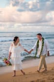 This is a beautiful dress! It's very well made and was perfect for our casual, but intimate, elopement on the beach earlier this month. I love everything about it!  We had a wedding photographer, and although I was a little concerned about how it would make me look in the photos, I never felt as pretty as I did that day. I'm so glad I discovered Lulus and will be purchasing more in the future. - Corinna H.