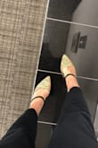 I can't even begin to describe how cute and comfy these shoes are!! I wore these to work and received so many compliments. Also wore them the entire day without hurting! True to size, I wear a 6.5 and these fit perfectly. - Melissa M.
