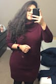The perfect dress for fall, can wear anywhere from work to casual evening outings! - Radhika C.