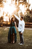 This dress is amazing! The color is perfect for Christmas photos! I felt like a princess! - Jade T.