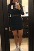 This little dress is definitely for a dinner and night out (not much for a wedding which I had intended for). Either way it was a good material and the back is super cute. It was a perfect fit! - Lourdes G.