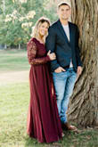 This dress fit me perfectly and worked great for my dressy session of my engagement pictures. It is very long and I did get it hemmed but almost every dress I buy that is the case because I'm short. Can't wait to wear this again. - Rebekah D.
