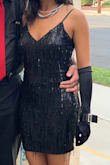 I wore this dress as part of my flapper costume for Halloween and i received so many compliments. Its shimmery and fun, and fits true to size. I will definitely wear it again. - Amanda F.
