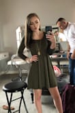 It was so simple, and was amazing for my engagement photos! Little snug on the arms, but it was perfect!! It also has pockets. In love with this fit! - Destiny D.