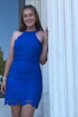 This dress was true to size and fit perfectly - Rebecca B.