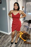 Love love the dress! It compliments your figure in every way. It's simple yet sexy and elegant at the same time. It was very comfortable. - Mak L.
