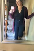 I'm glad I purchased this bodysuit! It's very flattering and slimming and looks great with high waisted jeans. I really like how you can dress this up for a night out with a skirt or wear it with jeans and a cardigan for a day look. - Danielle G.