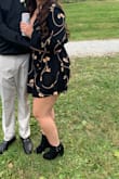 This dress was beautiful I loved it and got so many compliments on it! The only thing is if you have a smaller bust like me you might have to safety pin it! Still an awesome dress. - Syd B.