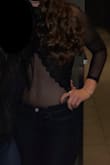 Love the way this fits and looks! Wore with with a pair of dark skinny jeans and heels for my birthday. The fabric is delicate and can be damaged easily. - Rolinda M.