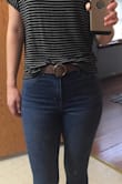This belt is a great finishing touch to any outfit. It matches almost everything in my closet. I like that it is completely adjustable; you aren't limited to the pre-made notches found in many other belts. - Olivia C.