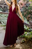 I bought this dress for my engagement photos and it did not disappoint. Extremely comfortable, no slip grip straps and a rich color everyone raved about. - Morgan W.