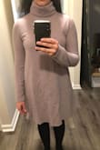 Really tight on the shoulders, chest, arm pit area.  The dress is loose, but not flattering.  The material has a weird smell to it, doesn't really stretch and is kinda itchy on the inside.  Not impressed, returning. - Shanna W.